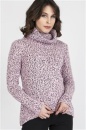 Sweter Nicola SWE 103 Różowy